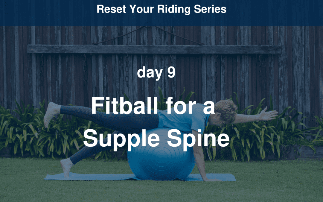 Reset Your Riding Day 9 – Fitball for a Supple Spine